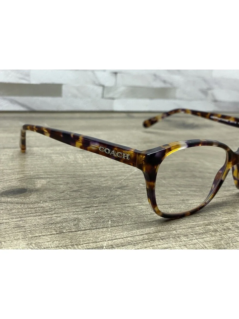 Coach HC 6103 5548 Eyeglasses Purple Tortoise 54[]16-140 Authentic Frames Only